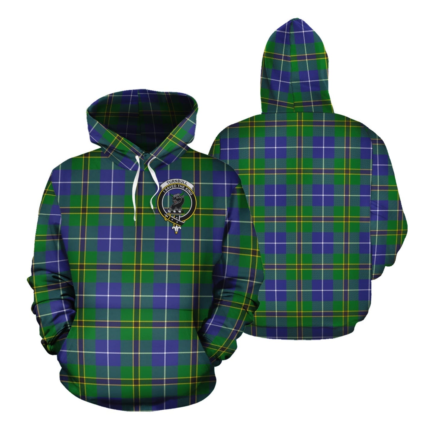 Printivon Turnbull Hunting Tartan Hoodie