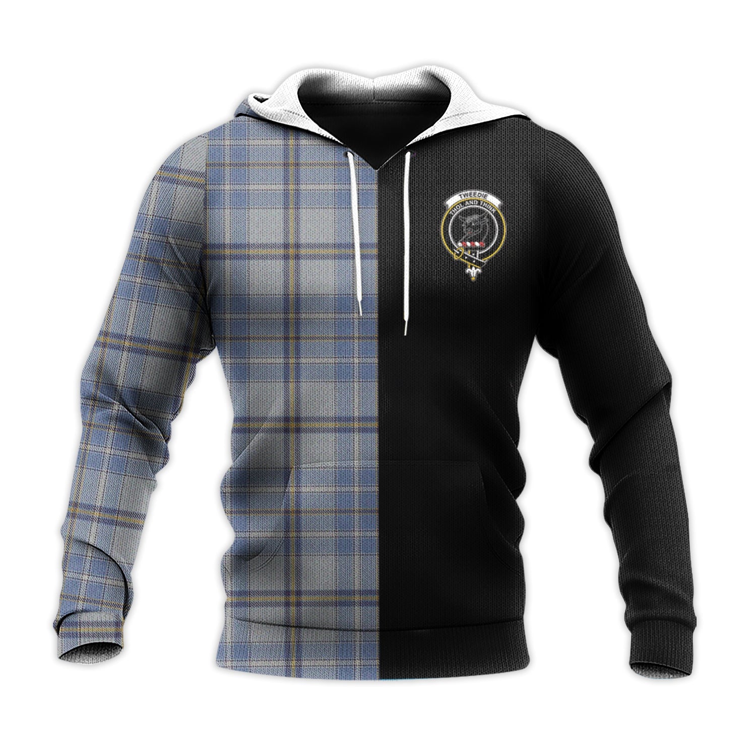 Printivon Tweedie Tartan Personalize Half Hoodie