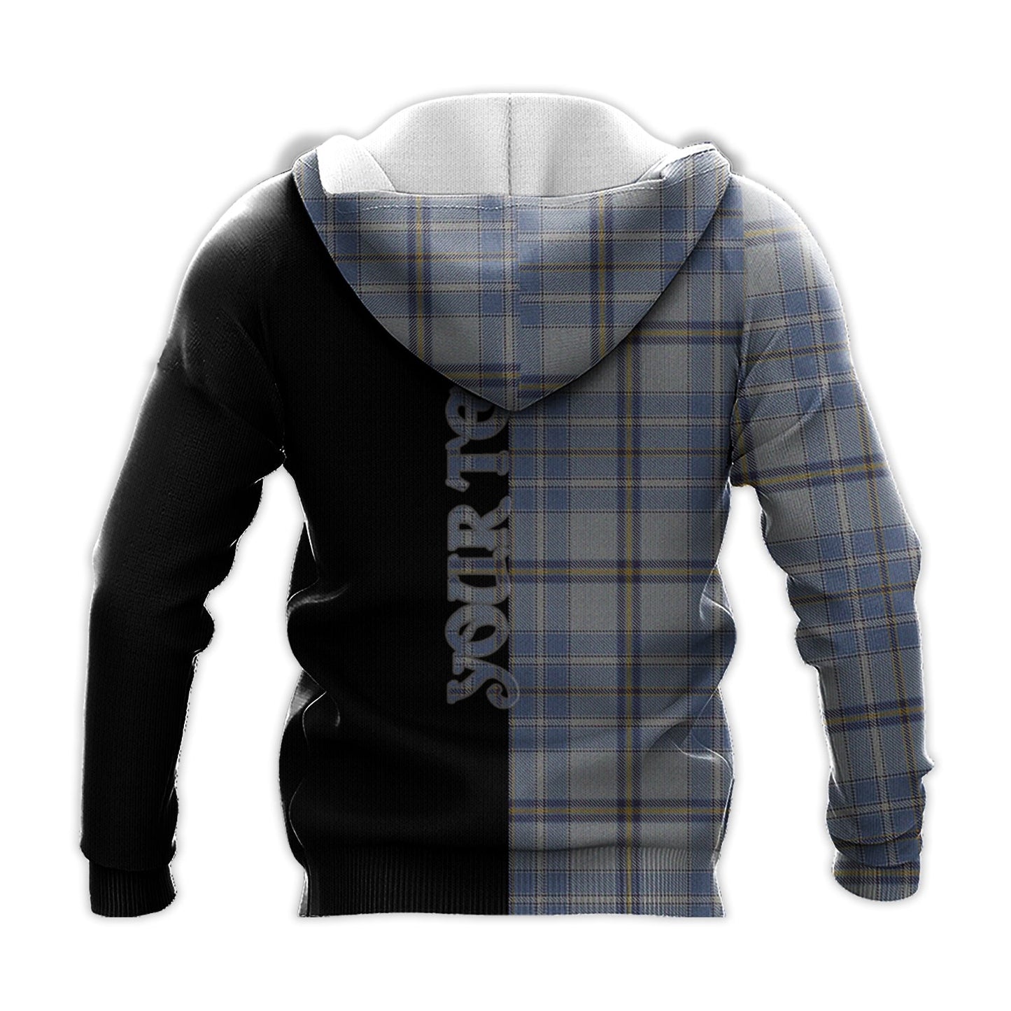 Printivon Tweedie Tartan Personalize Half Hoodie