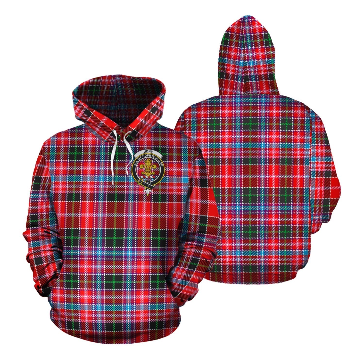 Printivon Udny Tartan Hoodie