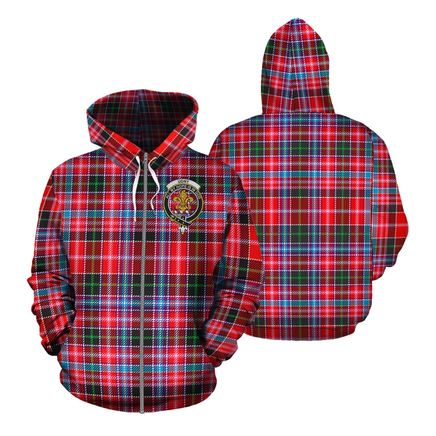 Printivon Udny Tartan Hoodie