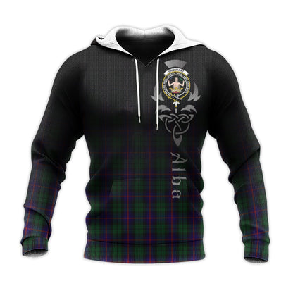 Printivon Urquhart Tartan Crest Alba Celtic Hoodie