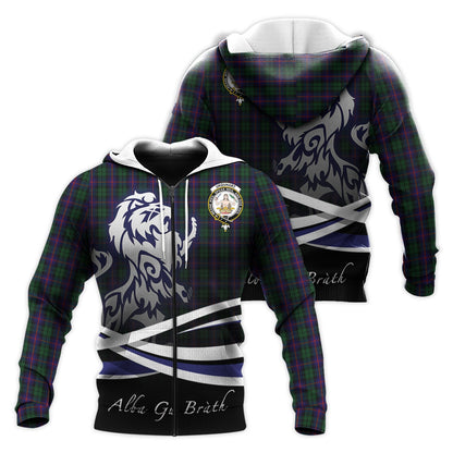 Printivon Urquhart Tartan Scottish Lion Hoodie