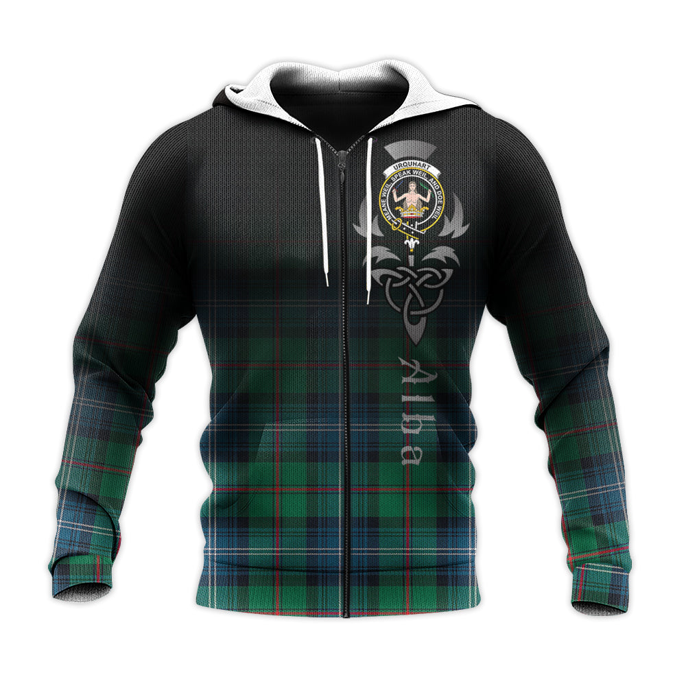 Printivon Urquhart Ancient Tartan Crest Alba Celtic Hoodie