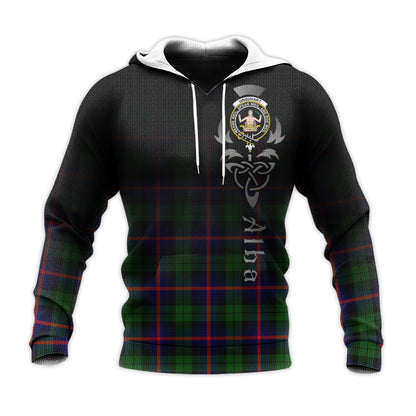 Printivon Urquhart Modern Tartan Crest Alba Celtic Hoodie