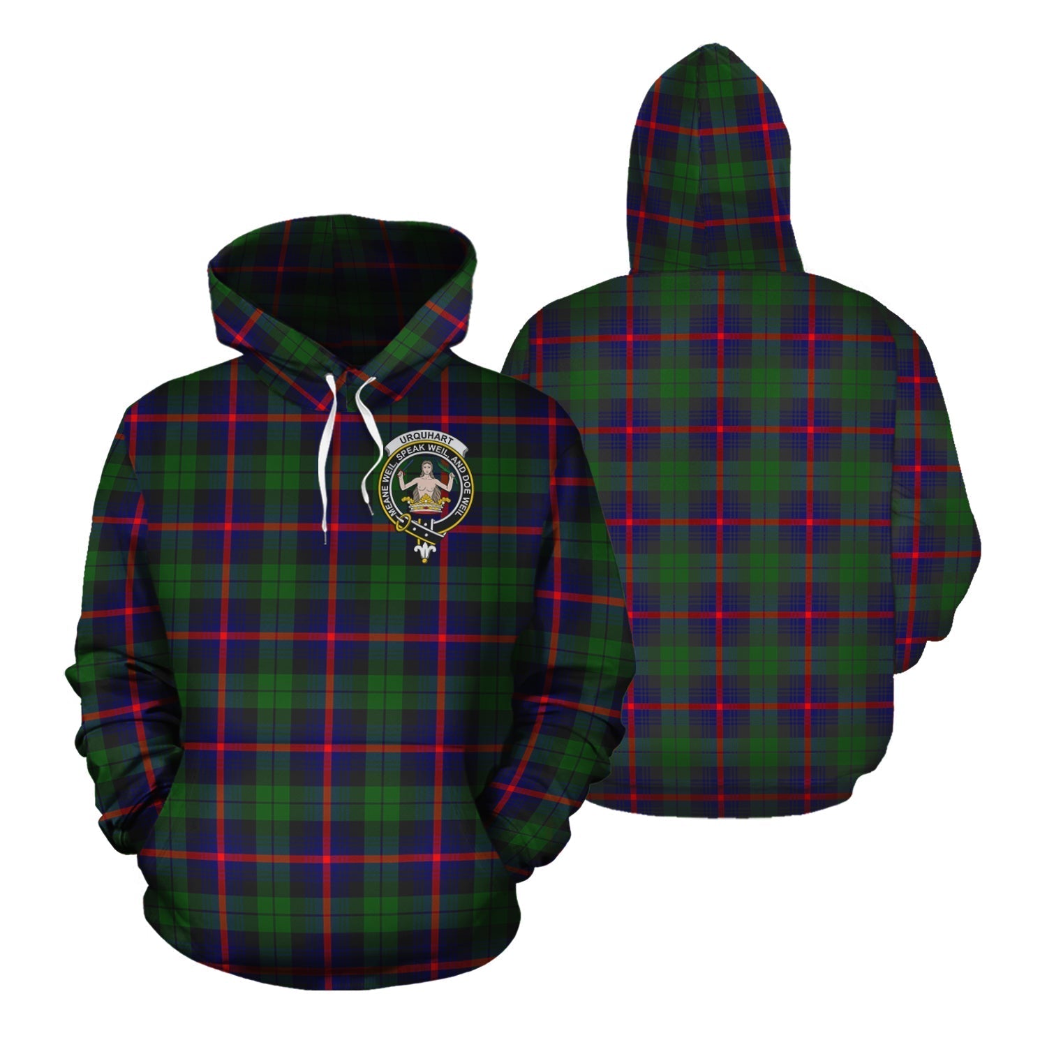 Printivon Urquhart Modern Tartan Hoodie