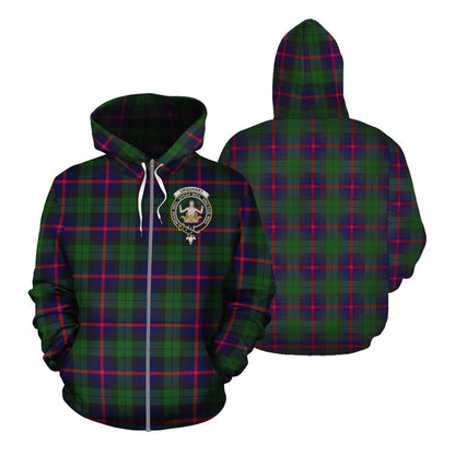 Printivon Urquhart Modern Tartan Hoodie