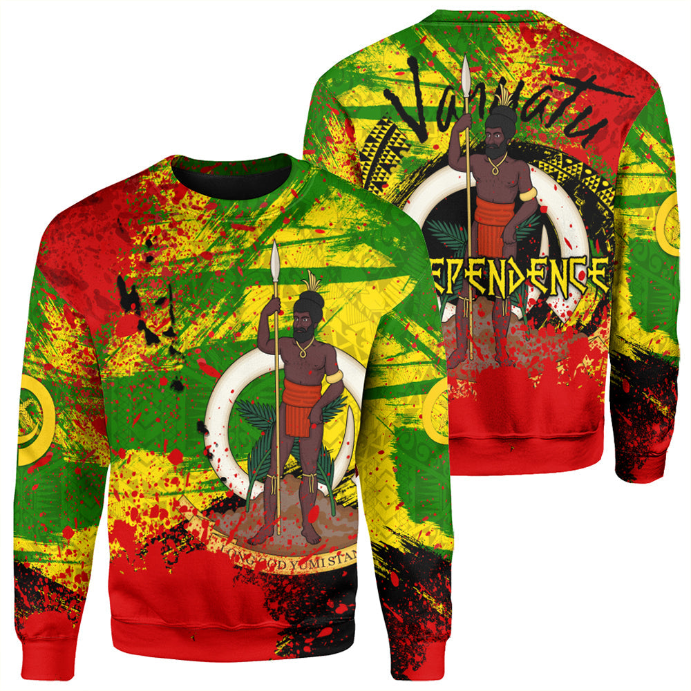 Vanuatu Independence Day Grunge Sweatshirt