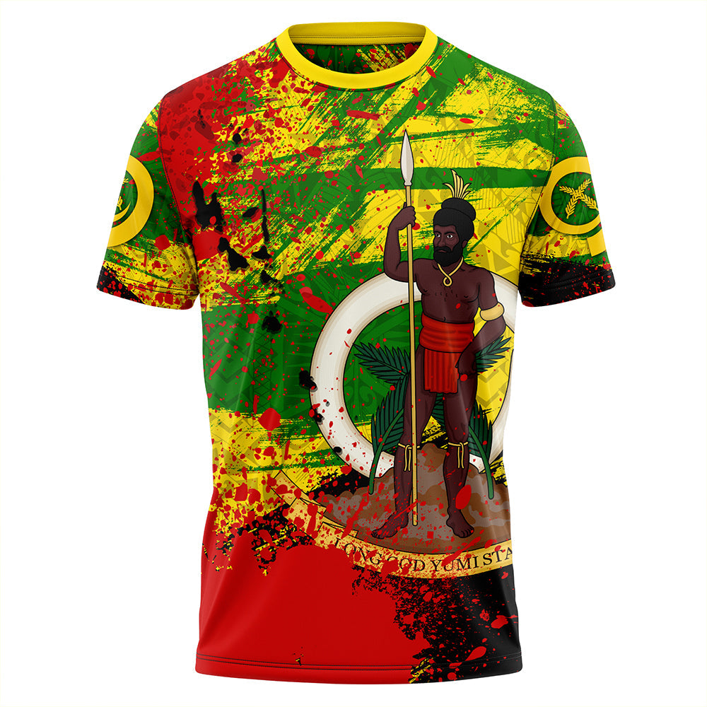 Vanuatu Independence Day Grunge T Shirt
