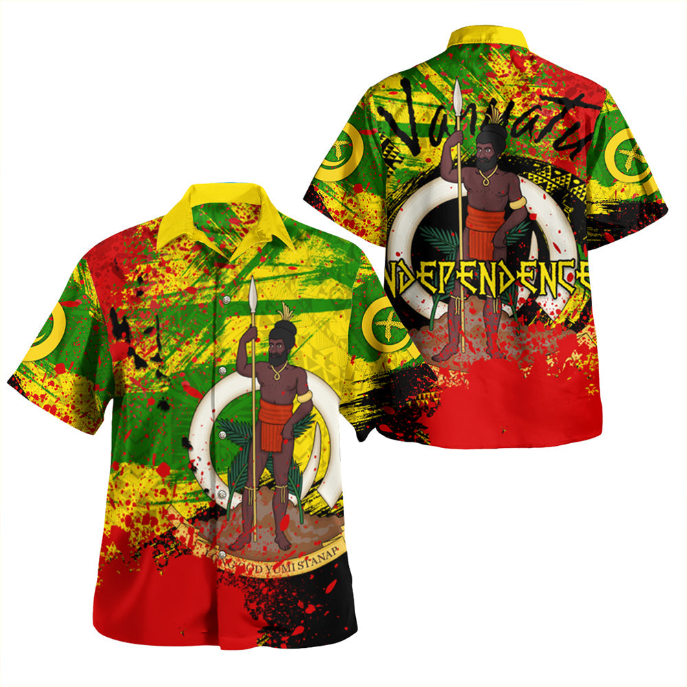 Vanuatu Independence Day Grunge Beach Shirt