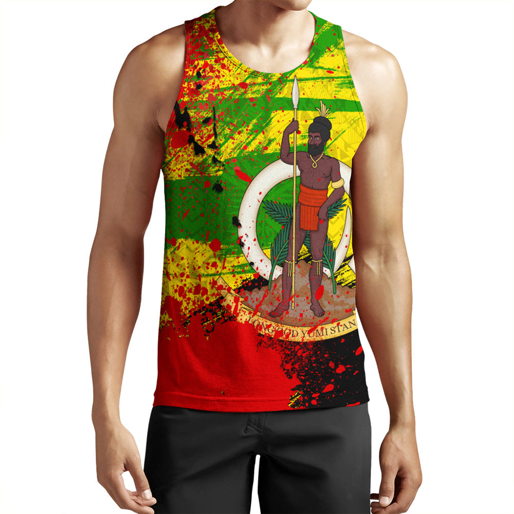 Vanuatu Independence Day Grunge Tank Top