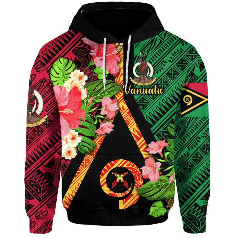 Vanuatu Zip Up And Pullover Hoodie Independence Be Proud Vanuatu Flag