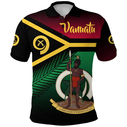 Vanuatu Rugby Polo Shirt Proud Vibes