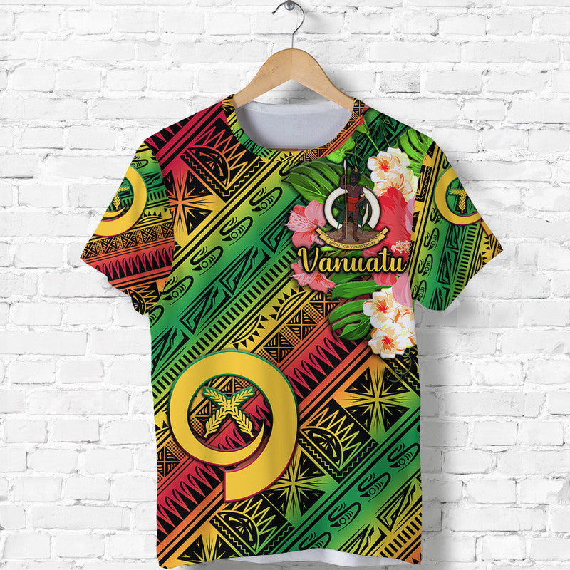 Vanuatu T Shirt Independence Be Proud Vanuatu Flag Gradient Vibes