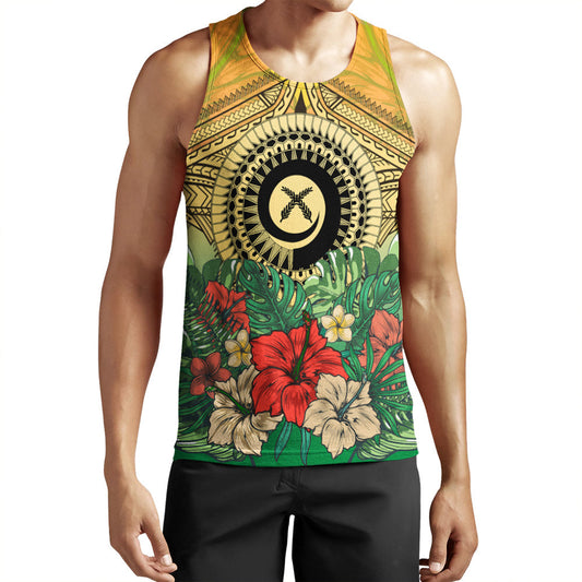 Vanuatu Polynesian Hibiscus Tank Top