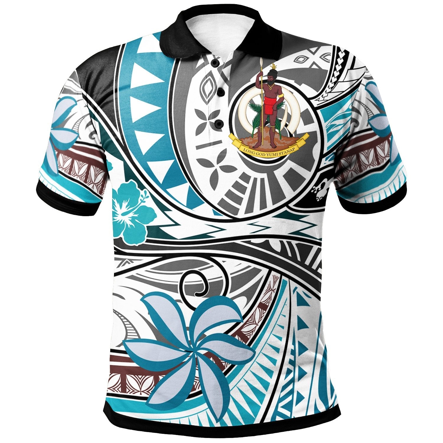 Vanuatu Polo Shirt - Flower And Flow