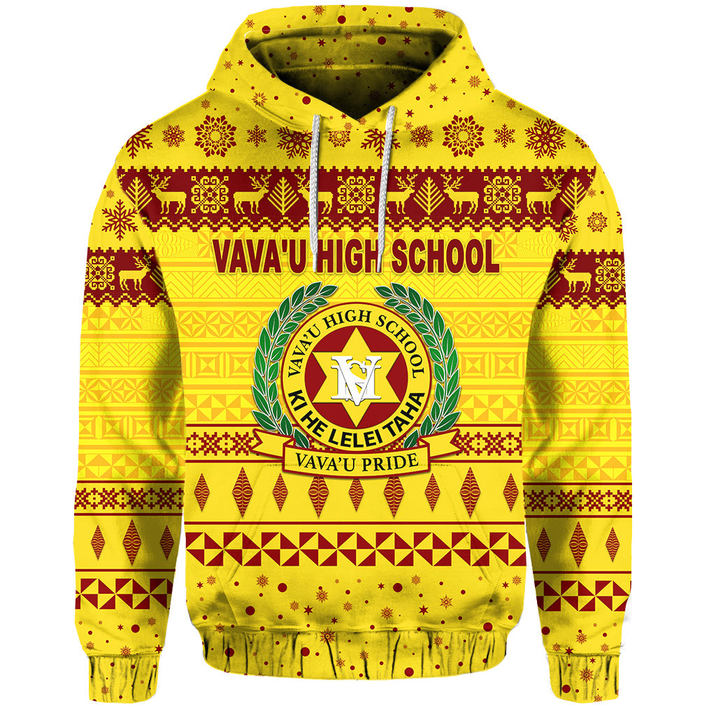 ( Personalised) Vava'u High School Christmas Hoodie Simple Style Gold