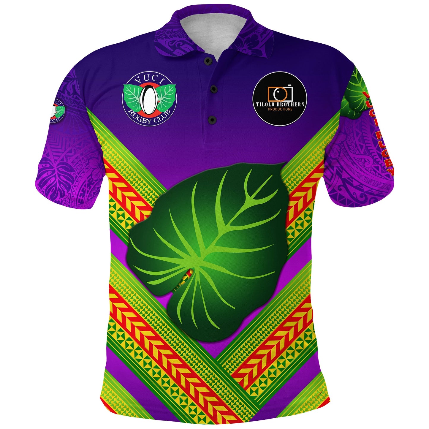 Fiji Vuci Rugby Club Polo Shirt Creative Style - Purple