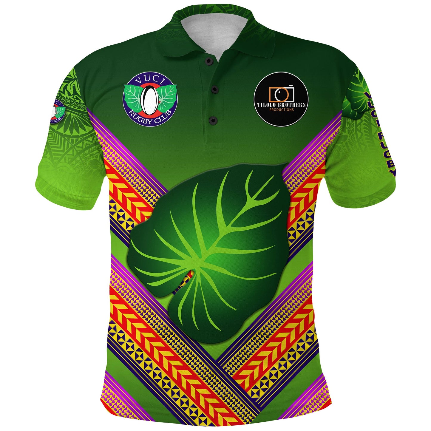 Fiji Vuci Rugby Club Polo Shirt Creative Style - Green