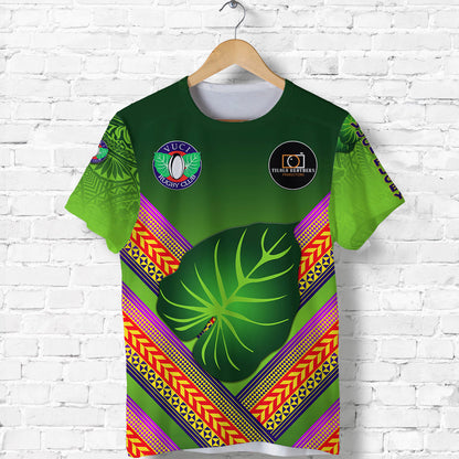 (Custom Personalised) Fiji Vuci Rugby Club T Shirt Creative Style Green, Custom Text And Number