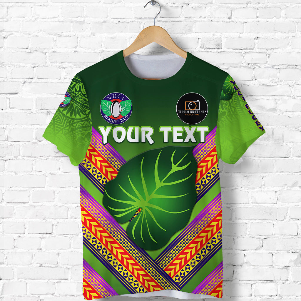 (Custom Personalised) Fiji Vuci Rugby Club T Shirt Creative Style Green
