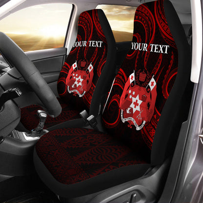 (Custom Personalised) Tonga Pattern Car Seat Covers Always Proud