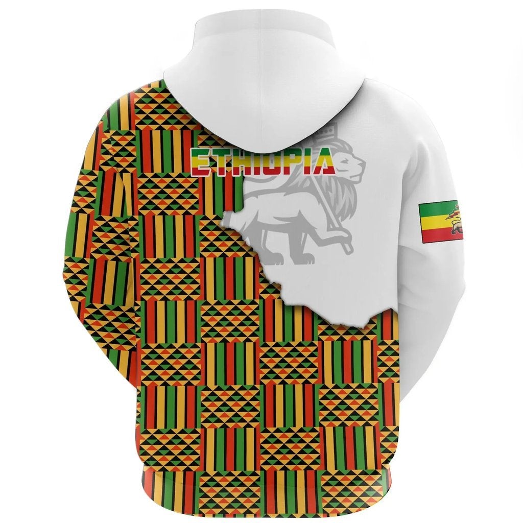 Ethiopia Hoodie Map Lt10