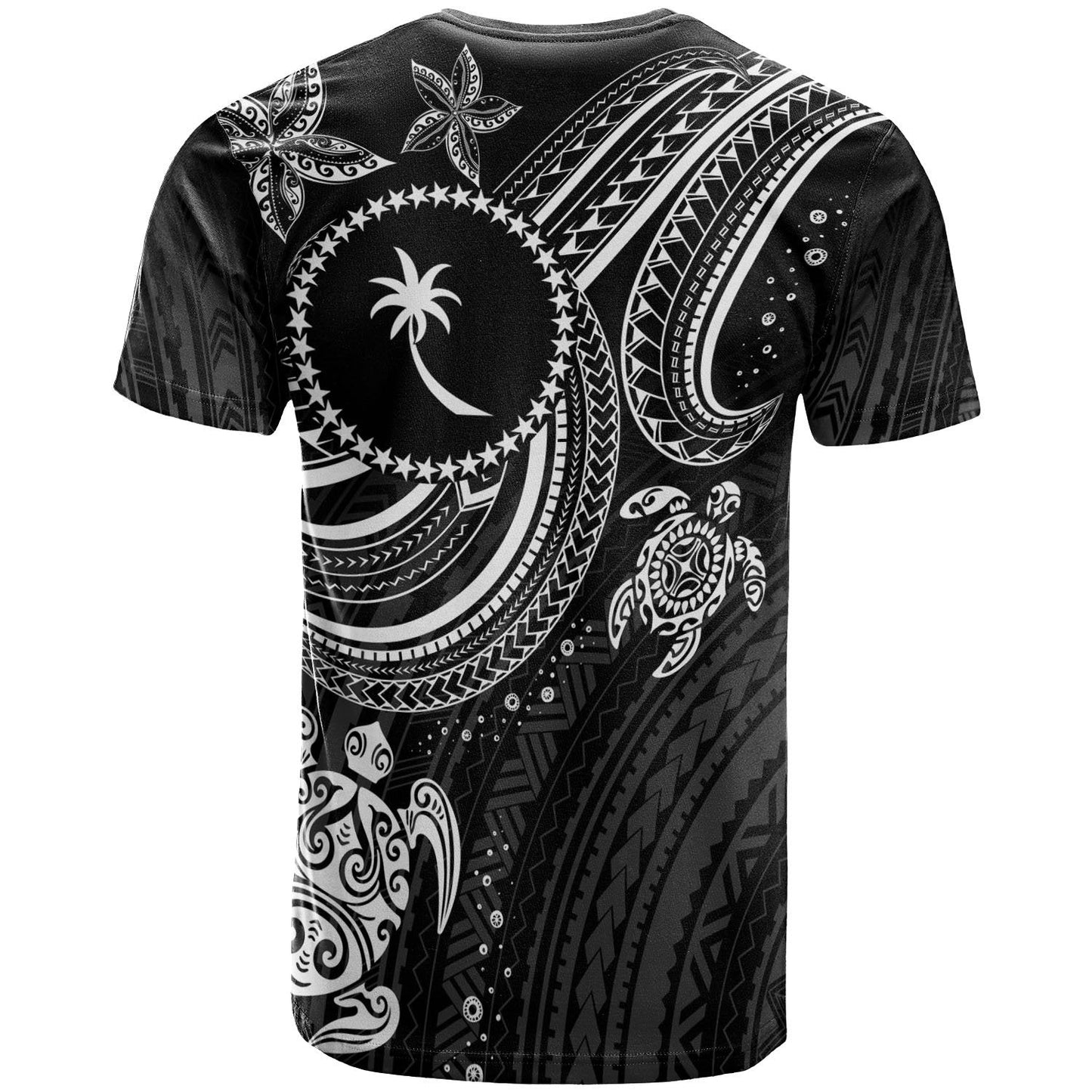 Chuuk Custom Personalised T-Shirt - White Turtle
