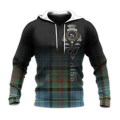 Printivon Walkinshaw Tartan Crest Alba Celtic Hoodie