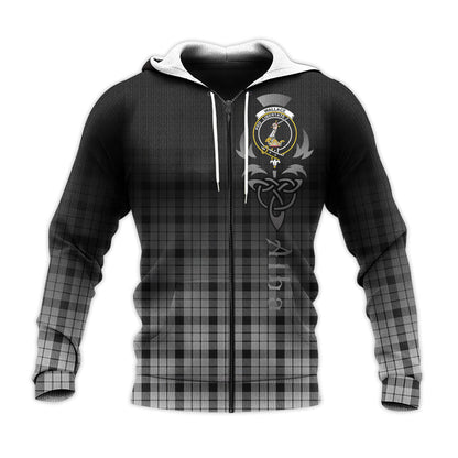 Printivon Wallace Dress Tartan Crest Alba Celtic Hoodie