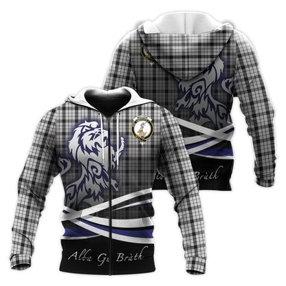 Printivon Wallace Dress Tartan Scottish Lion Hoodie