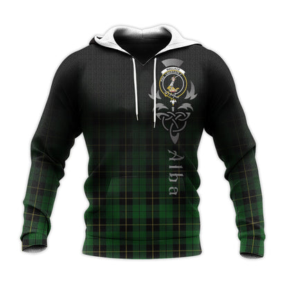 Printivon Wallace Hunting Tartan Crest Alba Celtic Hoodie