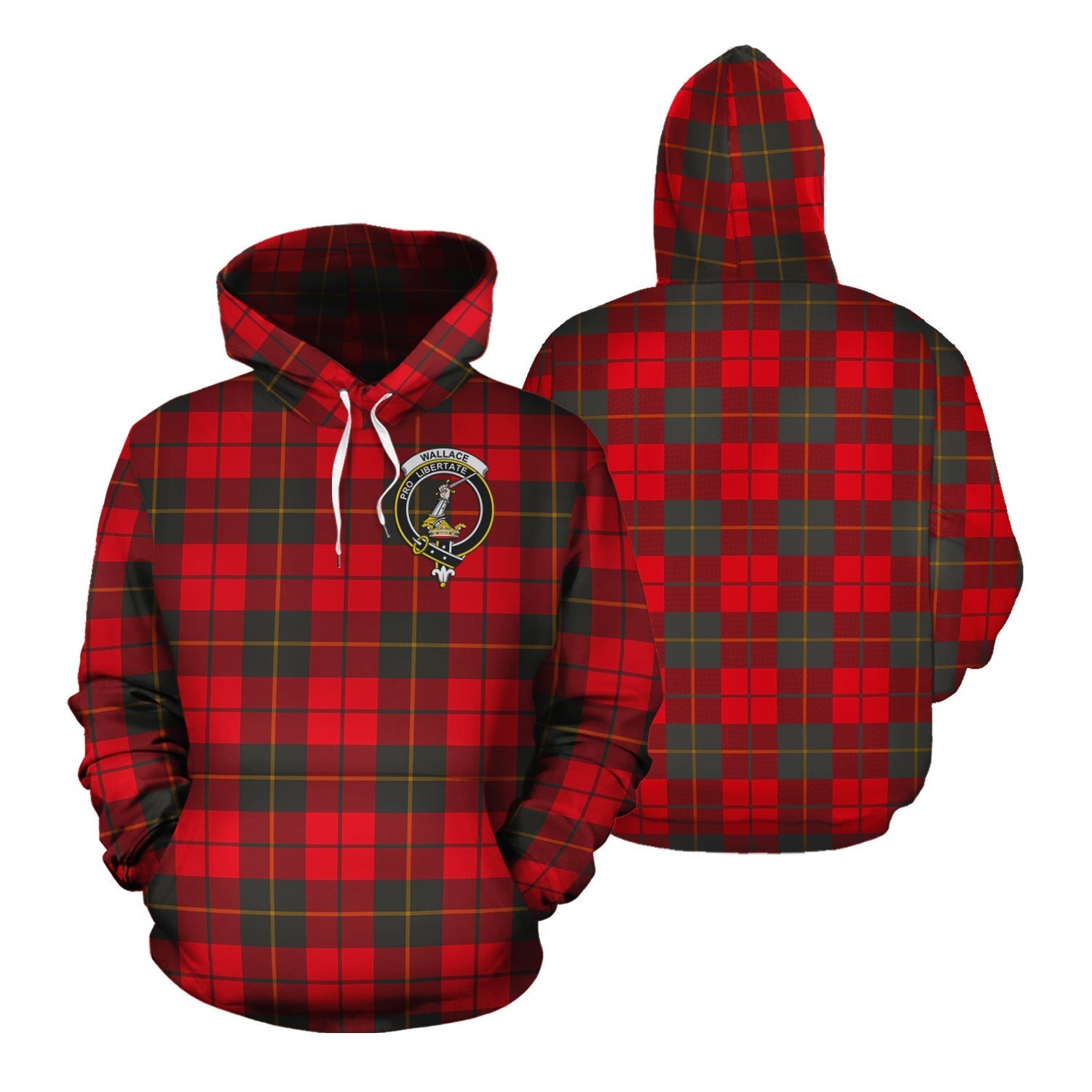 Printivon Wallace Weathered Tartan Hoodie