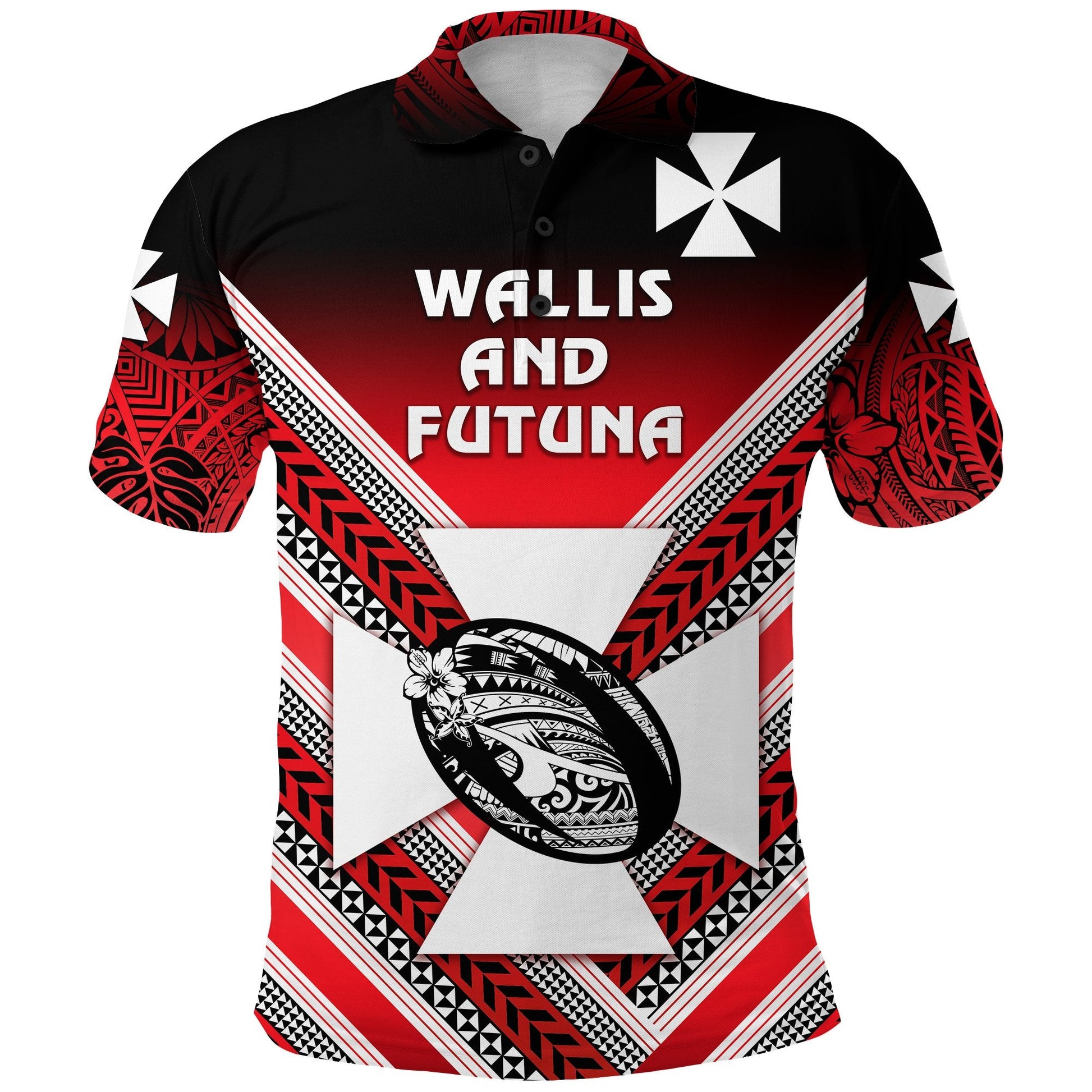 Wallis and Futuna Rugby Polo Shirt Creative Style