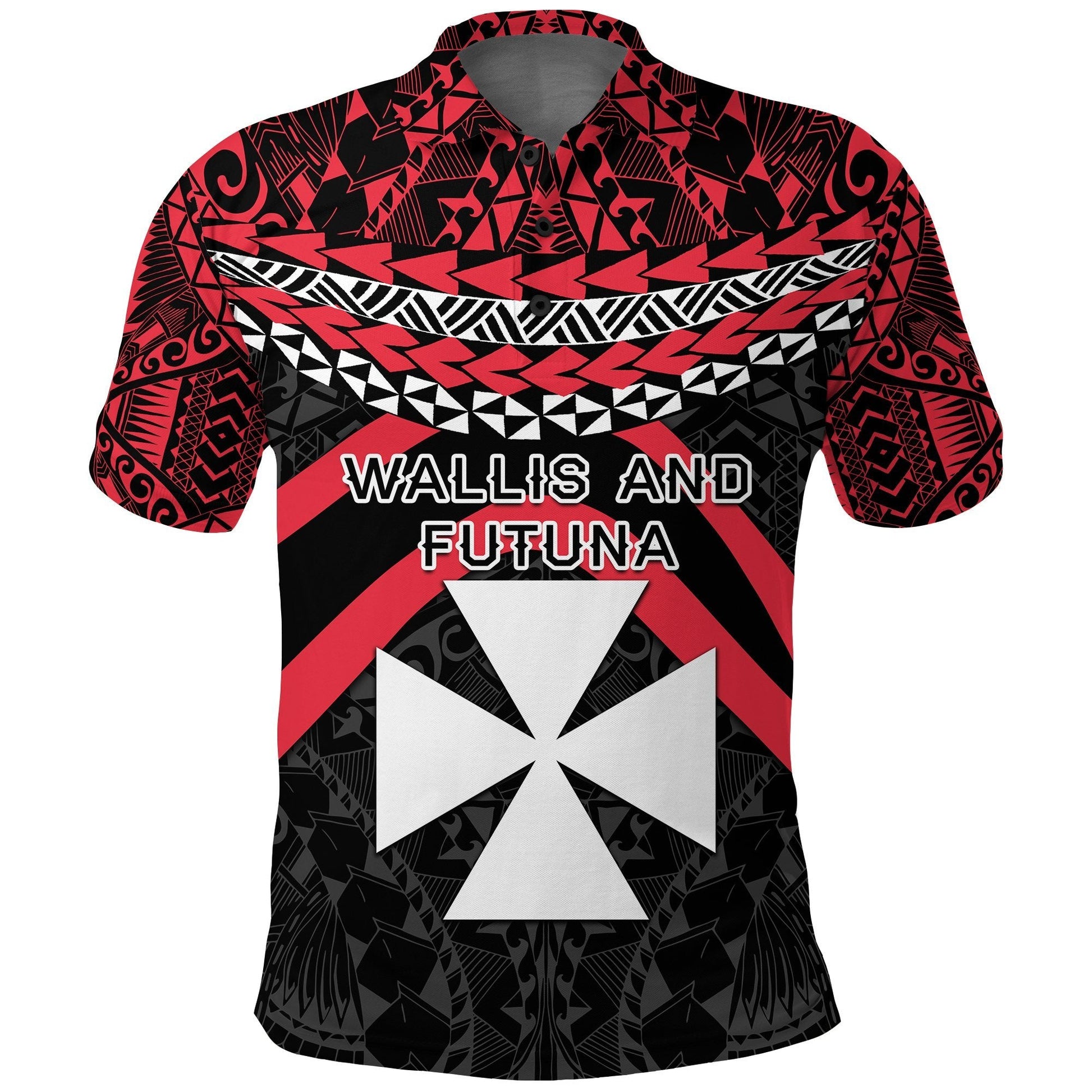 Wallis And Futuna Polynesian Polo Shirt - Vibes Version