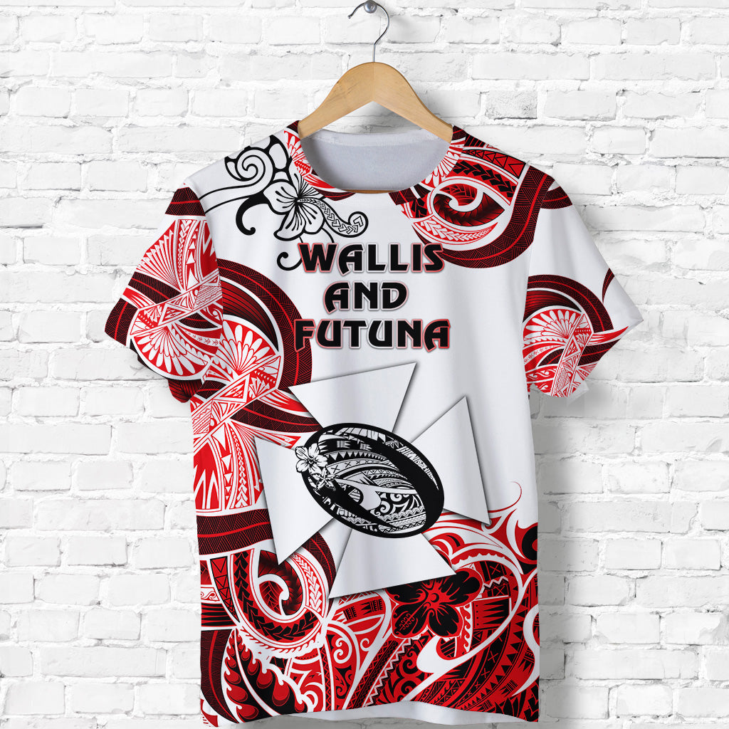 Wallis and Futuna Polynesian T Shirt Unique Style White
