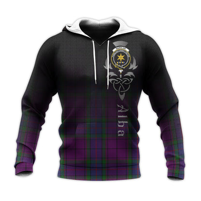 Printivon Wardlaw Tartan Crest Alba Celtic Hoodie