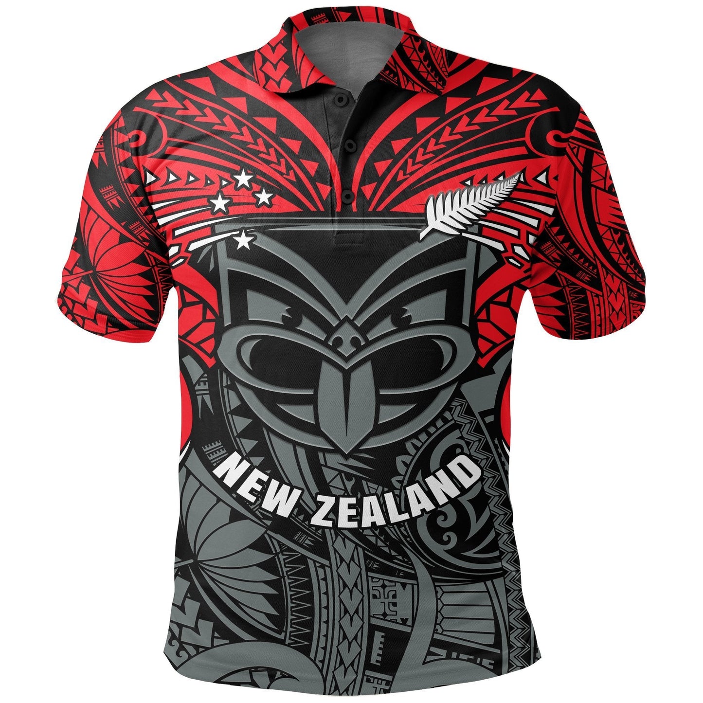 New Zealand Maori Polo Shirt, Warriors Rugby Golf Shirts