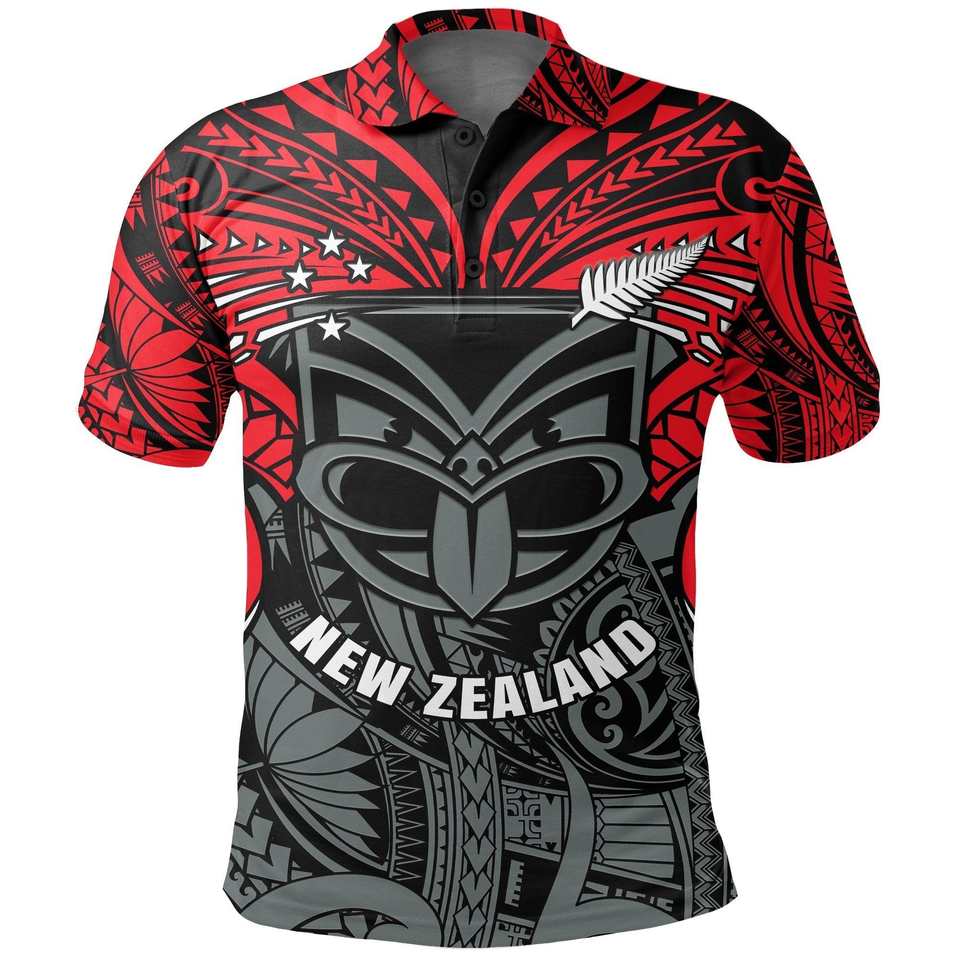New Zealand Maori Polo Shirt, Warriors Rugby Golf Shirts