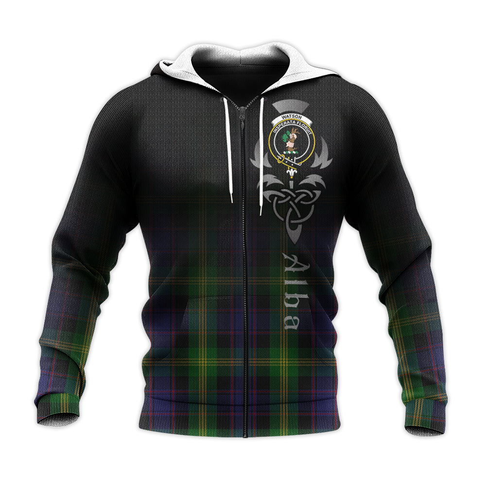 Printivon Watson Tartan Crest Alba Celtic Hoodie