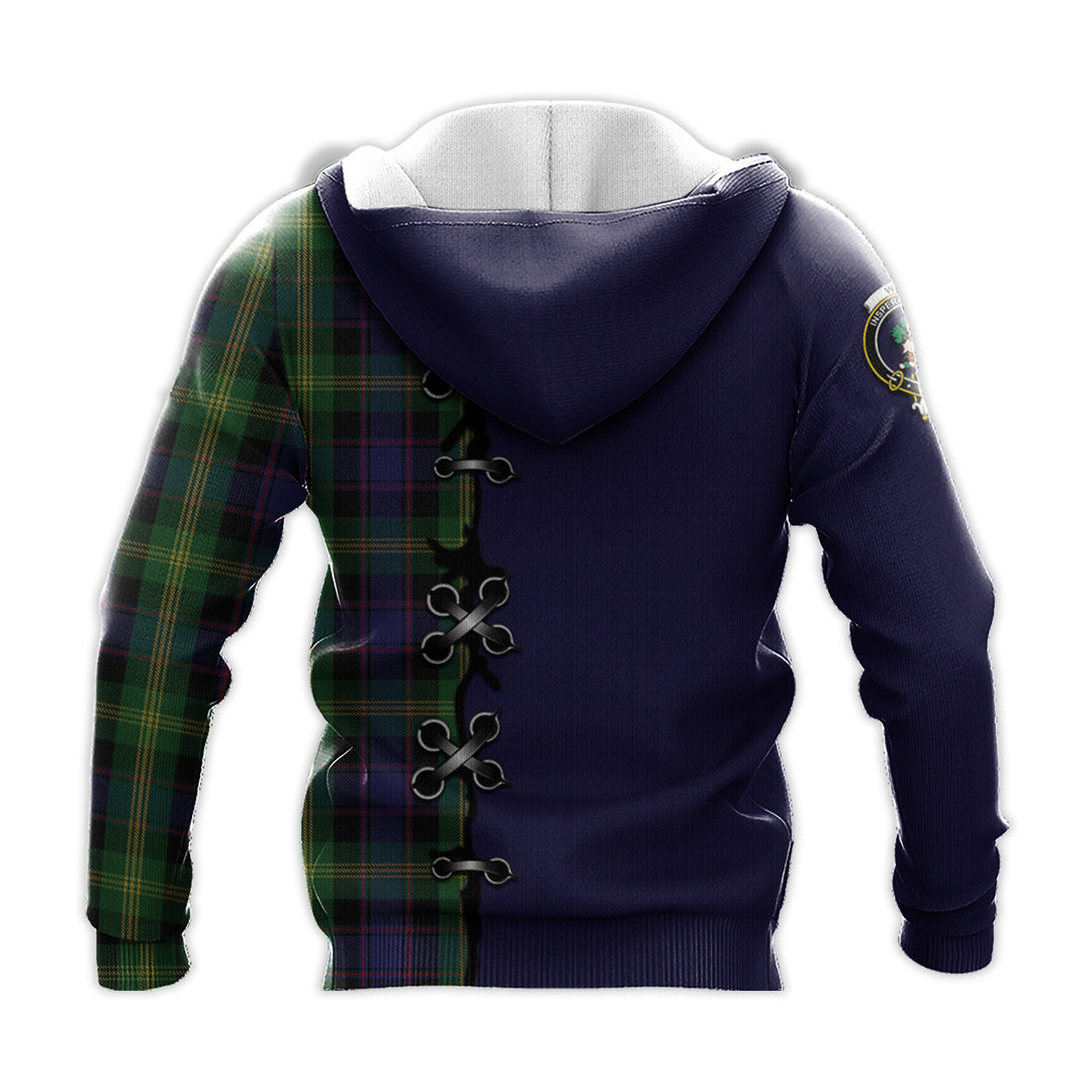 Printivon Watson Tartan Hoodie Lion Rampant And Celtic Thistle Style