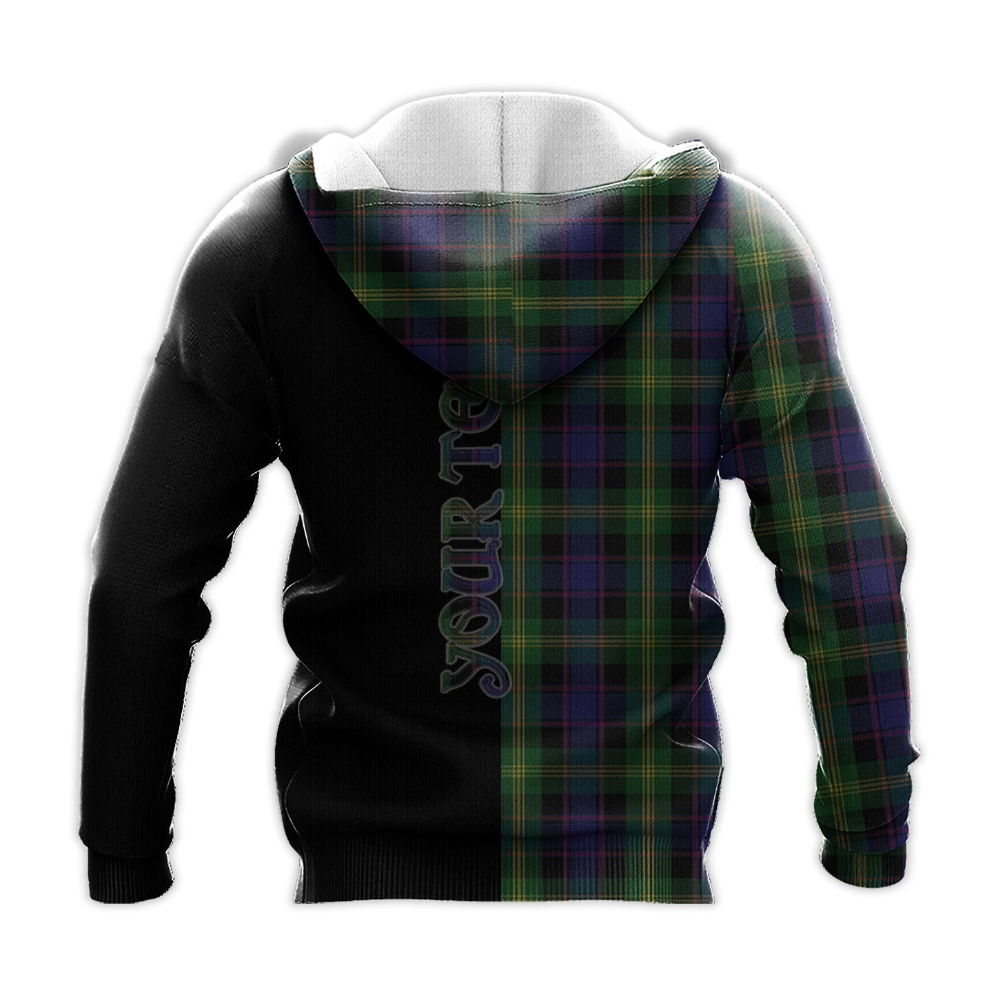 Printivon Watson Tartan Personalize Half Hoodie