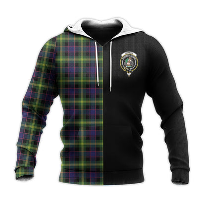 Printivon Watson Modern Tartan Personalize Half Hoodie