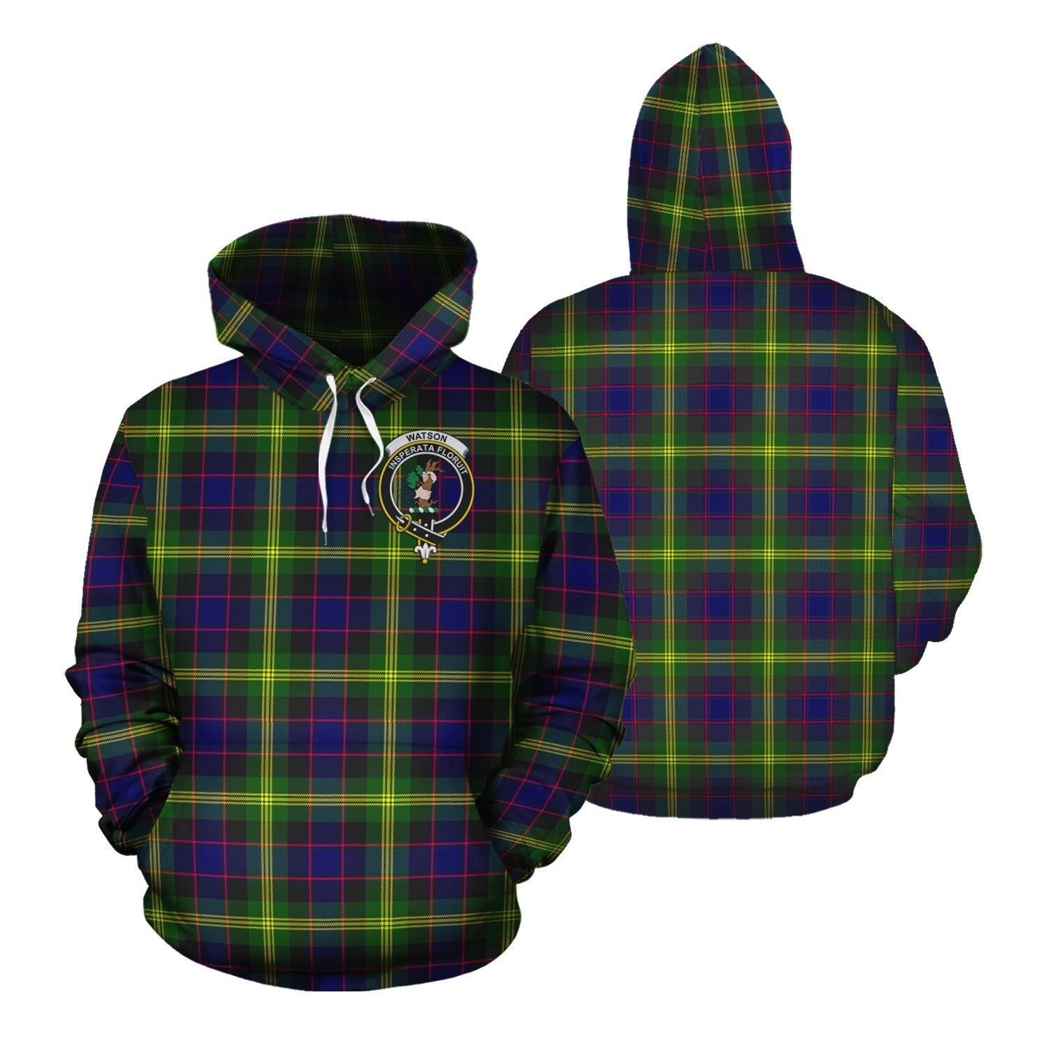 Printivon Watson Modern Tartan Hoodie