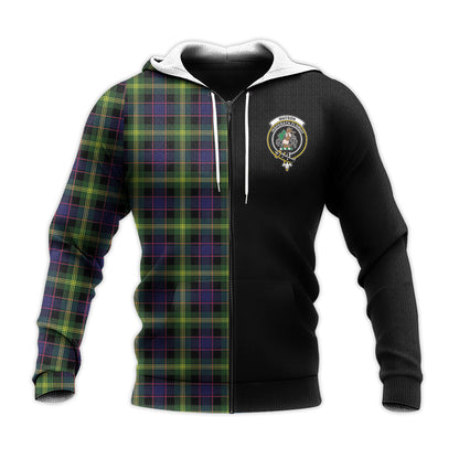 Printivon Watson Modern Tartan Personalize Half Hoodie