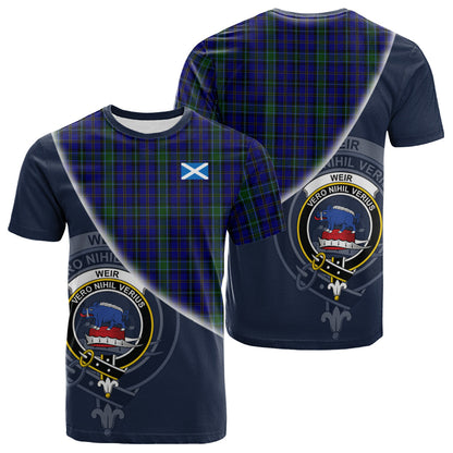 Printivon Weir Tartan Scottish Crest T Shirt