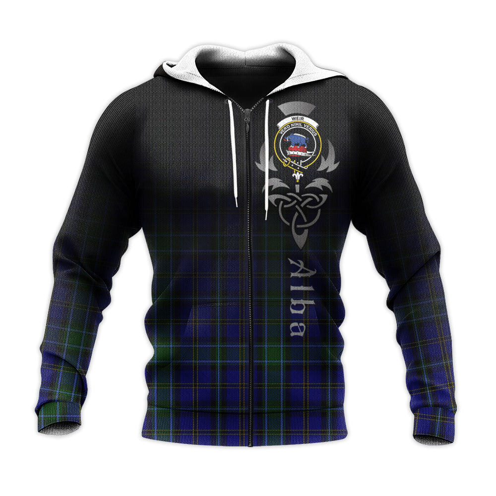 Printivon Weir Tartan Crest Alba Celtic Hoodie