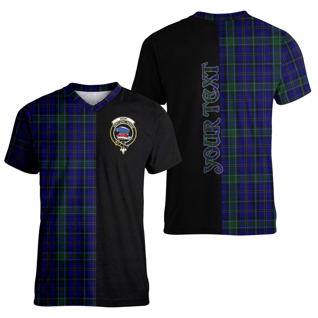 Printivon Weir Tartan Personalize Half T shirt