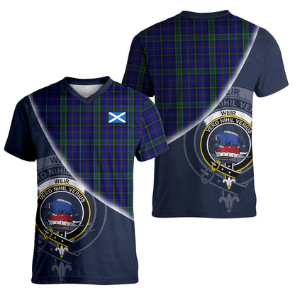 Printivon Weir Tartan Scottish Crest T Shirt