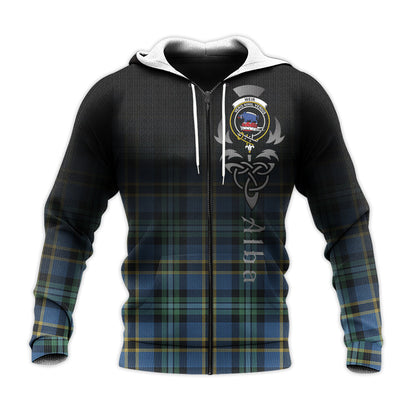 Printivon Weir Ancient Tartan Crest Alba Celtic Hoodie